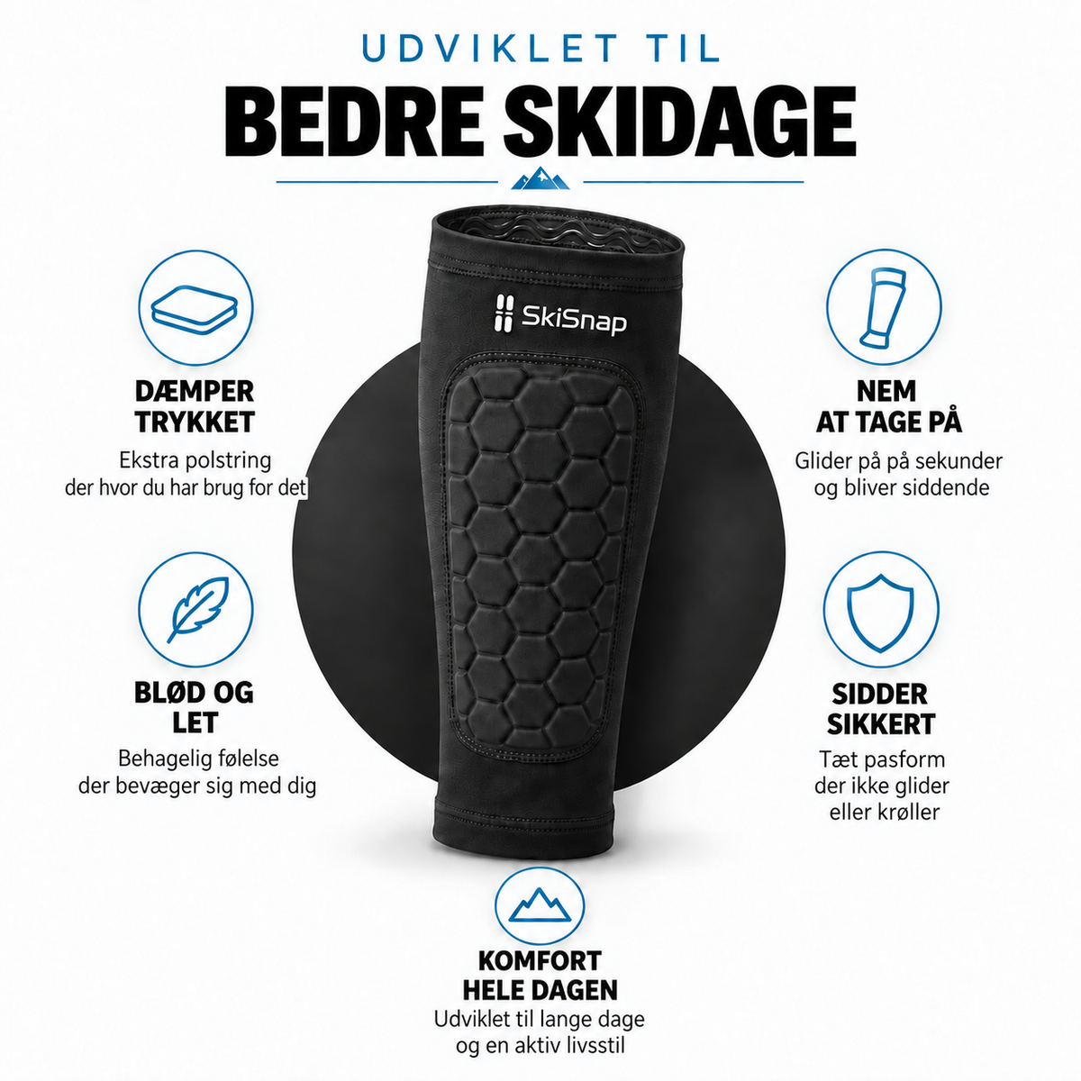 Skisnap - benskinne