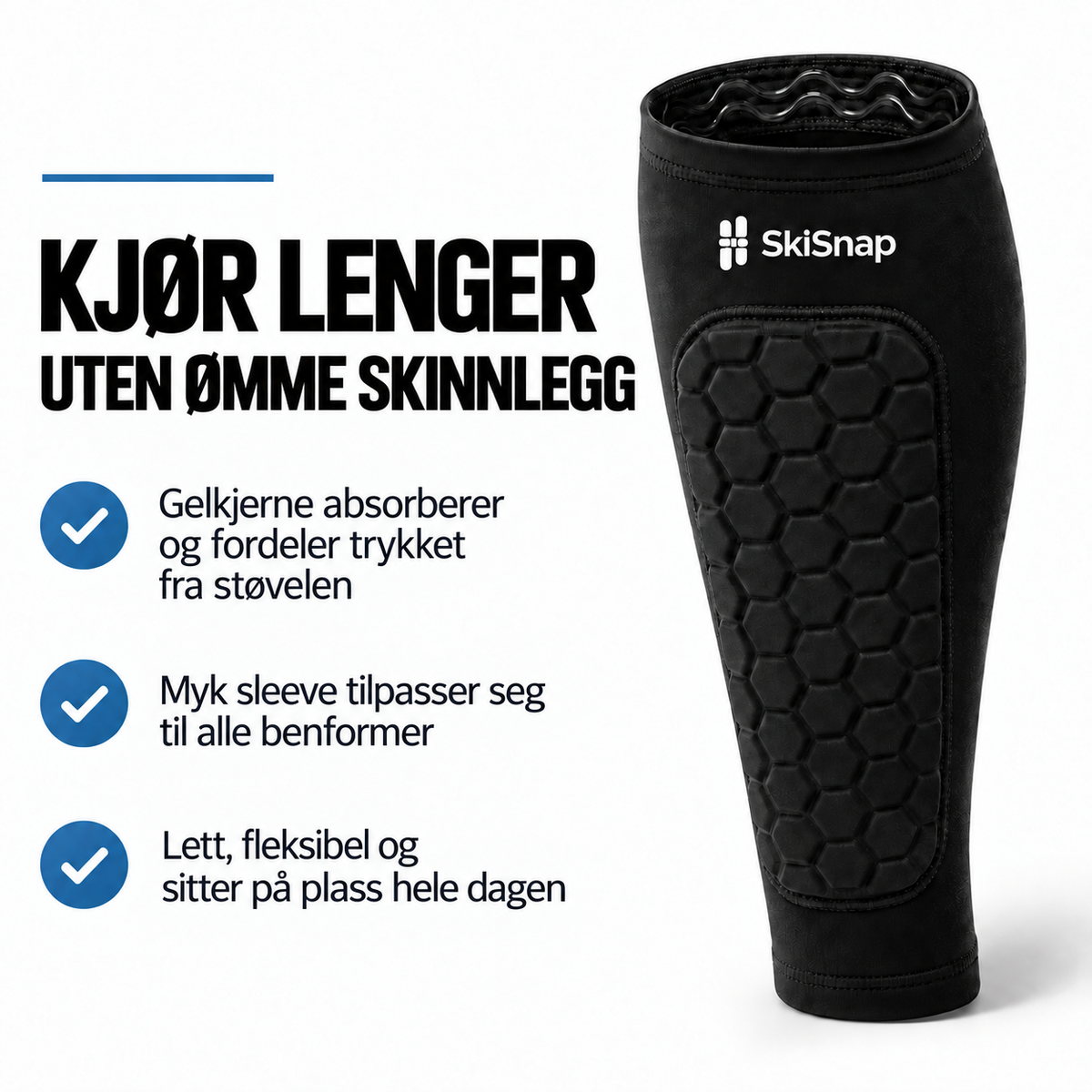 SkiSnap - Leggbeskytter