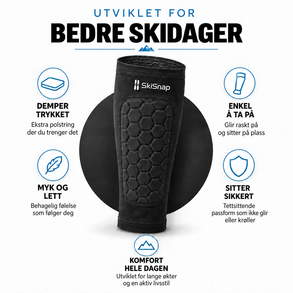 SkiSnap - Leggbeskytter