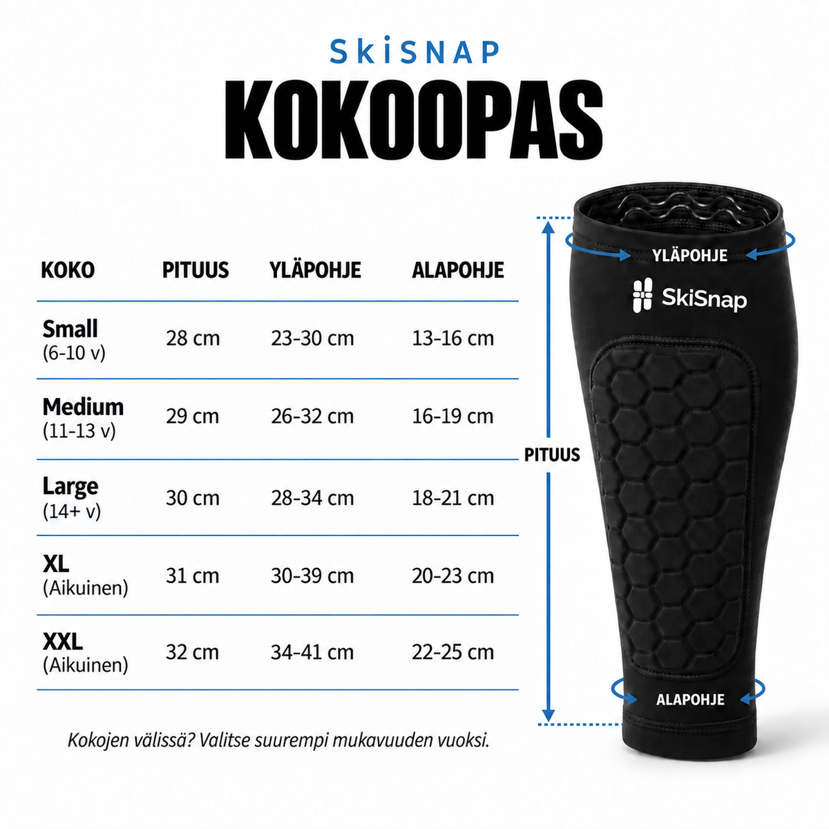 SkiSnap - Säärisuoja